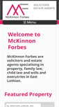 Mobile Screenshot of mckinnonforbes.co.uk